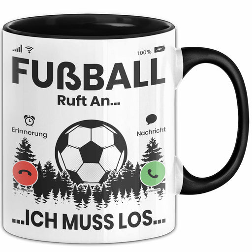 Fussballer Tasse Geschenk Fussballspieler Geschenkidee Fußball Ruft An Kaffee-Becher Trendation