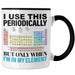 Chemiker Tasse Geschenk I Use This Periodically Kaffeetasse Chemie Student Lehrer Trendation