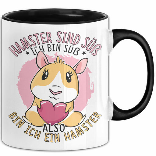 Hamster-Liebhaber Geschenk Tasse Mädchen Hamster Sind Süß Ich Bin Ein Hamster Kaffee-Becher Trendation