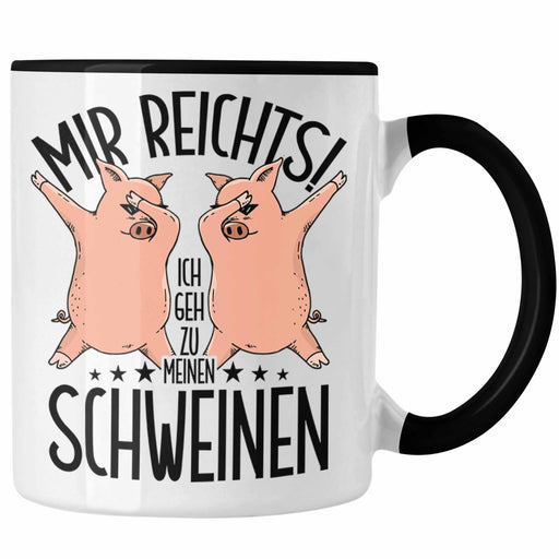 Lustige Tasse Geschenk für Schweine-Bauer Geschenkidee Spruch Trendation