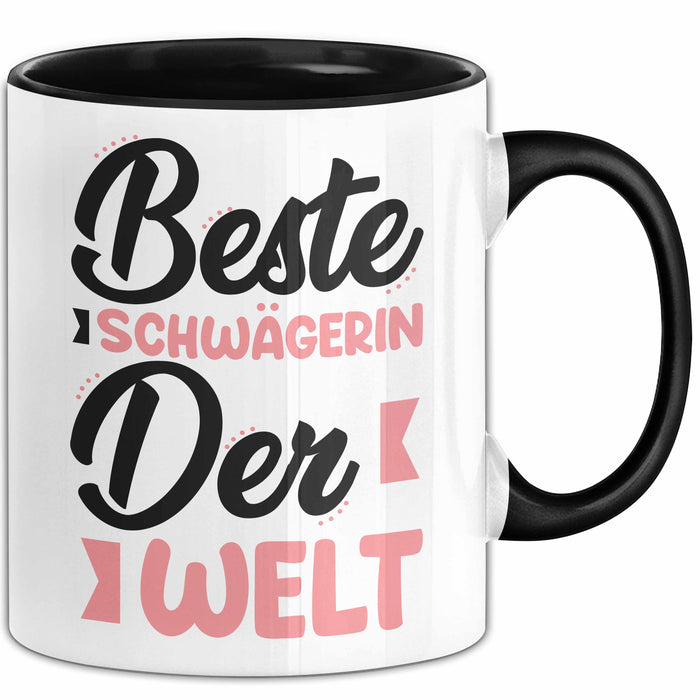 Schwägerin Tasse Geschenk Beste Schwägerin Der Welt Kaffee-Becher Trendation