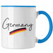 Germany Tasse Deutschland Flagge National Stolz Blau Trendation