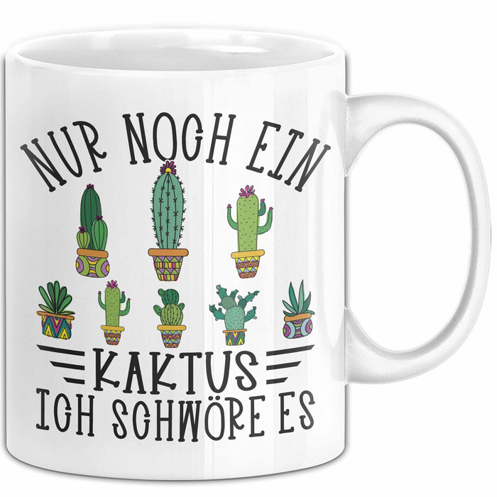 Kaktus Tasse Geschen Noch Noch Einen Kaktus Ich Schwöre Es Kaktus Liebhaber Weiß Trendation