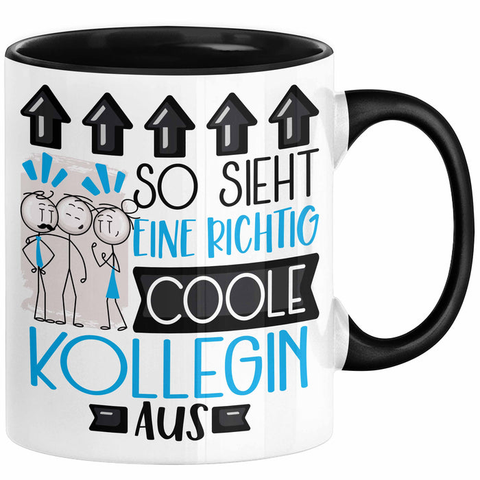 Kollegin Geschenk Tasse Lustig Geschenkidee für Kollegin Geburtstag So — TrendationStore