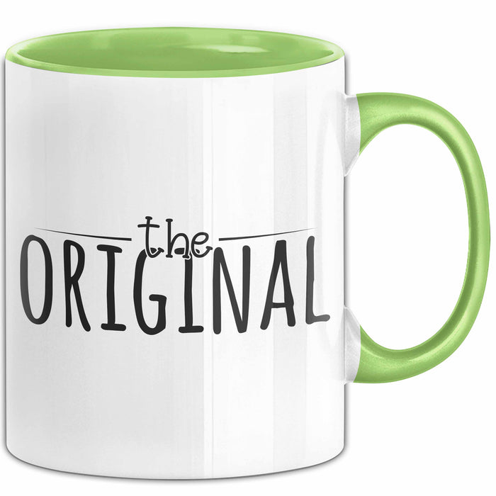 The Original Tasse Geschenk Partner-Tassen Geschwister Kaffee-Becher Grün Trendation