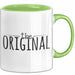 The Original Tasse Geschenk Partner-Tassen Geschwister Kaffee-Becher Grün Trendation