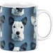 3D Tasse Bullterrier Hunde Boxer Geschenkidee Für Hundebesitzer Kaffee-Becher Lustig Süßs Weiß Trendation
