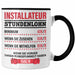 Installateur Tasse Geschenk Stundenlohn Lustige Geschenkidee Witz Männer Trendation