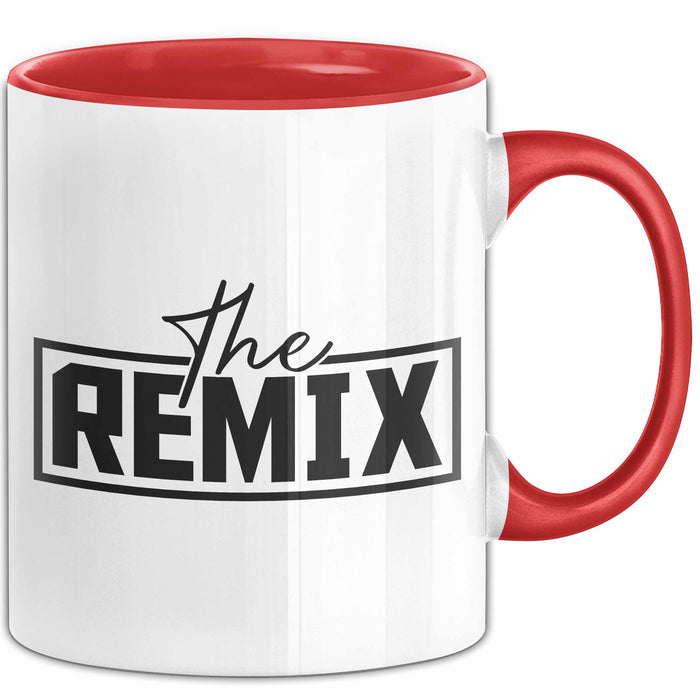 The Remix Tasse Geschenk Partner-Tassen Geschwister Kaffee-Becher Rot Trendation