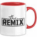 The Remix Tasse Geschenk Partner-Tassen Geschwister Kaffee-Becher Rot Trendation