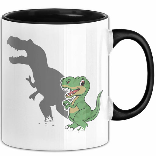 T-Rex Tasse Geschenk Schatten Dinosaurier-Liebhaber Geschenkidee Jungs Geburtstag Trendation