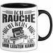 Raucher Geschenk Tasse Spruch Ich Rauche Nicht Weils Mir Schmeckt Sondern Weil Ich Es Mir Leisten Kann Geschenkidee Rauchen Trendation