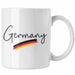 Germany Tasse Deutschland Flagge National Stolz Weiß Trendation