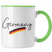 Germany Tasse Deutschland Flagge National Stolz Grün Trendation