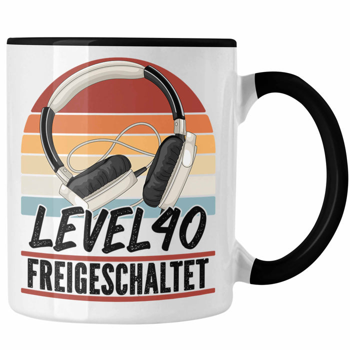 40. Geburtstag Geschenk Männer Gaming Kaffee-Becher Gamer 40er Geburtstag Geschenkidee Tasse Trendation