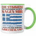 Griechenland Tasse Urlaub Heimat Geschenk Spruch Grieche Geschenkidee Grün Trendation