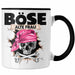 Böse Alte Frau Tasse Geschenk für Frauen Geschenkidee Piratin Kaffee-Becher Trendation