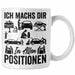 KFZ Mechaniker Geschenk MFZ Mechatroniker Ich Machs Dir In Allen Positionen Geschenkidee für Männer KFZ Mechaniker Auto Reperatur Werkstatt Weiß Trendation