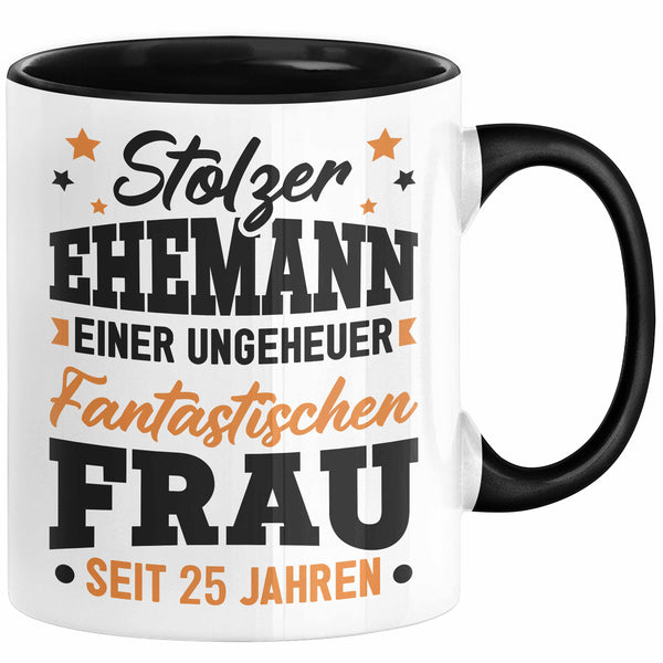 Produktbild von Personalisierte Urkunde Zum 25. Hochzeitstag Geschenk Zur