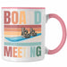 Snowboard Tasse Geschenkidee für Snowboard-Fahrer zum Geburtstag Weihnachten Rosa Trendation