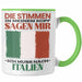 Italien Tasse Urlaub Heimat Geschenk Spruch Italiener Geschenkidee Grün Trendation