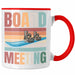 Snowboard Tasse Geschenkidee für Snowboard-Fahrer zum Geburtstag Weihnachten Rot Trendation