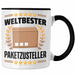 Weltbester Paketbote Paketzusteller Tasse Geschenkidee Postbote Spruch Trendation