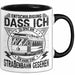 Straßenbahn-Fan Geschenk Tasse Entschuldigung Dass Ich Zu Spät Bin Ich Habe Eine Straßenbahn Gesehen Kaffee-Becher Trendation