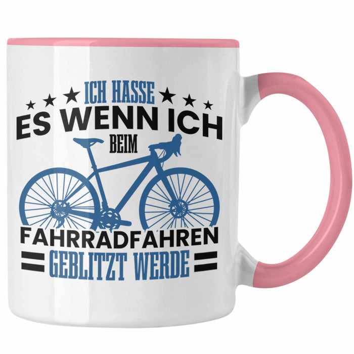 mit rennrad geblitzt Tasse Fahrradfahrer Geschenk für Radfahrer Fahrradfahrern Geblitzt Wer — TrendationStore