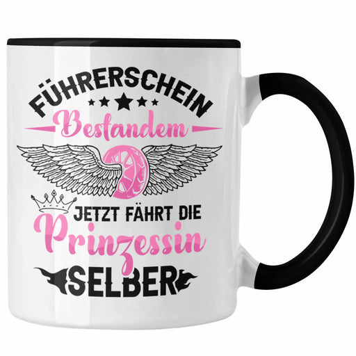 Führerschein Bestanden Tasse Geschenk Frauen Mädchen Prinzessin Geschenk zum Bestandenden Führerschein Trendation