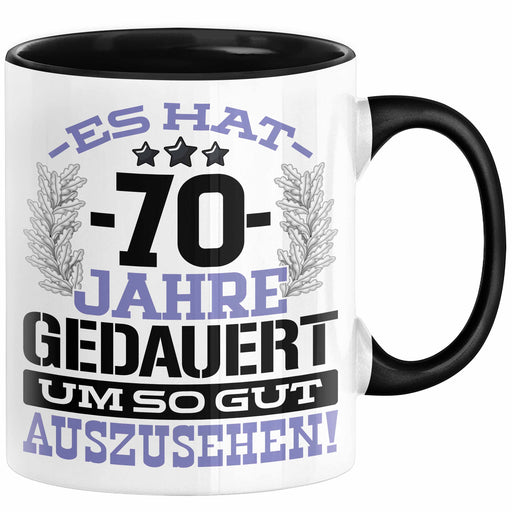 70. Geburtstag Lustig Geschenk Männer Frauen Geschenkidee zum 70er Mann Frau Es Hat 70 Jahre Gedauert Um So Gut Auszusehen Mutter Vater Trendation