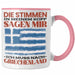 Griechenland Tasse Urlaub Heimat Geschenk Spruch Grieche Geschenkidee Rosa Trendation