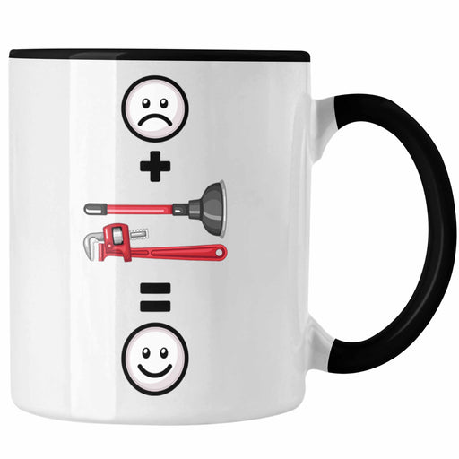 Klempner Tasse Geschenk für Klepmner :( + Klostopfen = :) Lustige Geschenkidee Geburtstag Trendation