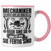KFZ Mechaniker Tasse Geschenk Spruch Männer KFZ Mechatroniker Geschenkidee Becher Werkstatt Mechaniker Hören Nicht Auf Wenn Sie Müde Sind Rosa Trendation