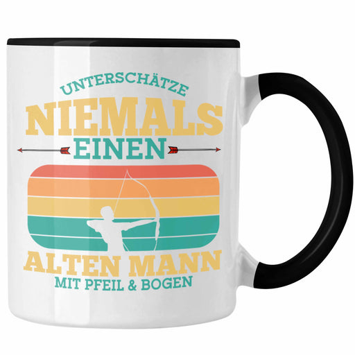 Lustige Bogenschütze Tasse Geschenk für Pfeil & Bogen Enthusiasten Trendation