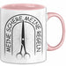 Friseurin Tasse Geschenk Meine Schere Meine Regeln Rosa Trendation