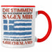 Griechenland Tasse Urlaub Heimat Geschenk Spruch Grieche Geschenkidee Rot Trendation