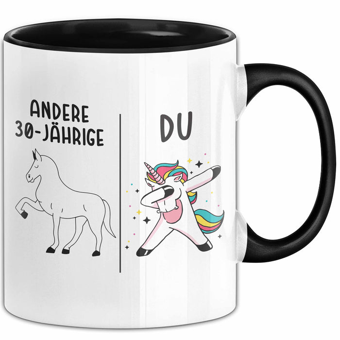 Trendation - 30. Geburtstag Frauen Tasse Einhorn Geschenk Geschenkidee 30er Geburtstag Trendation