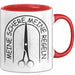 Friseurin Tasse Geschenk Meine Schere Meine Regeln Rot Trendation