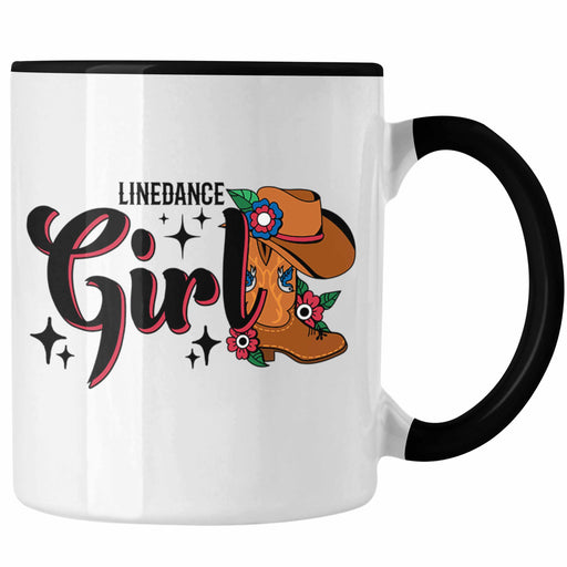 Line Dance Girl Tasse Geschenk Spruch Linedance Kafffeetasse Spruch Trendation