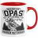 Motorrad Opa Tasse Geschenk Echte Opas Fahren Motorrad Geschenkidee Vatertag Opa Biker Rot Trendation