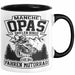 Motorrad Opa Tasse Geschenk Echte Opas Fahren Motorrad Geschenkidee Vatertag Opa Biker Trendation