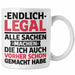 18. Geburtstag Tasse Geschenk Männer Frauen 18er Geschenkidee Lustig Spruch Endlich Legal Alle Sachen Machen Die Ich Davor Auch Schon Gemacht Habe Weiß Trendation