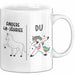 Trendation - 40. Geburtstag Frauen Tasse Einhorn Geschenk Geschenkidee 40er Geburtstag Mutter Mama Weiß Trendation