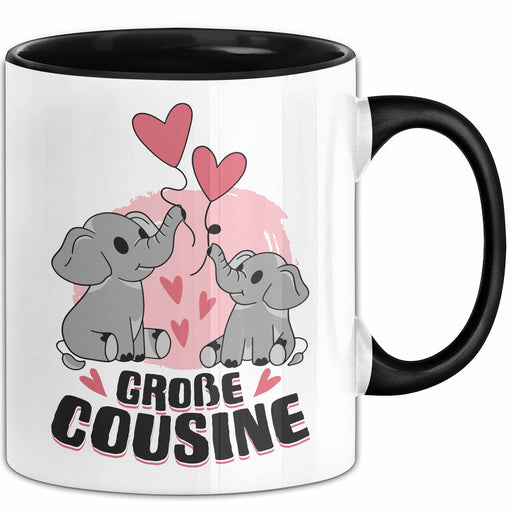 Große Cousine Tasse Geschenk Verkündung Du Wirst Große Cousine Geschenkidee Nachwuchs Trendation