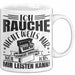 Raucher Geschenk Tasse Spruch Ich Rauche Nicht Weils Mir Schmeckt Sondern Weil Ich Es Mir Leisten Kann Geschenkidee Rauchen Weiß Trendation