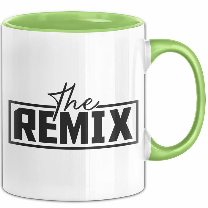 The Remix Tasse Geschenk Partner-Tassen Geschwister Kaffee-Becher Grün Trendation