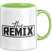 The Remix Tasse Geschenk Partner-Tassen Geschwister Kaffee-Becher Grün Trendation