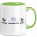 Tagesmutter Tasse Geschenk Beste Tagesmutter Einhorn Geschenkidee Kaffee-Becher Grün Trendation