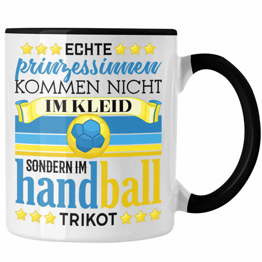 Handball Geschenk Frauen Tasse Spruch Handball-Spielerin Geschenkidee Trendation